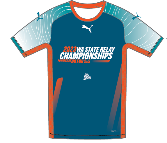 2023 WA State Relay Championship Tee