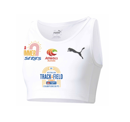 Australian Track & Field Crop Top Singlet Women's