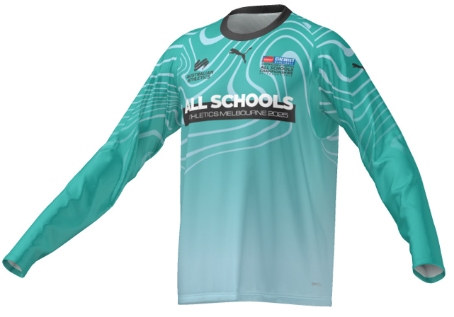 2025 Australian All Schools Championships Event Long Sleeve Tee