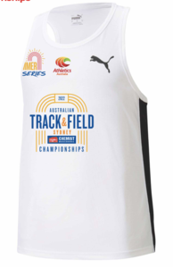 Australian Track & Field Champs Singlet Men's White